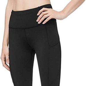 NWT Lululemon Fast & Free HR 25" Black